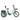 Addmotor Triketan M-330F folding electric trike in cyan
