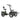 Addmotor Spytan reverse electric trike in green