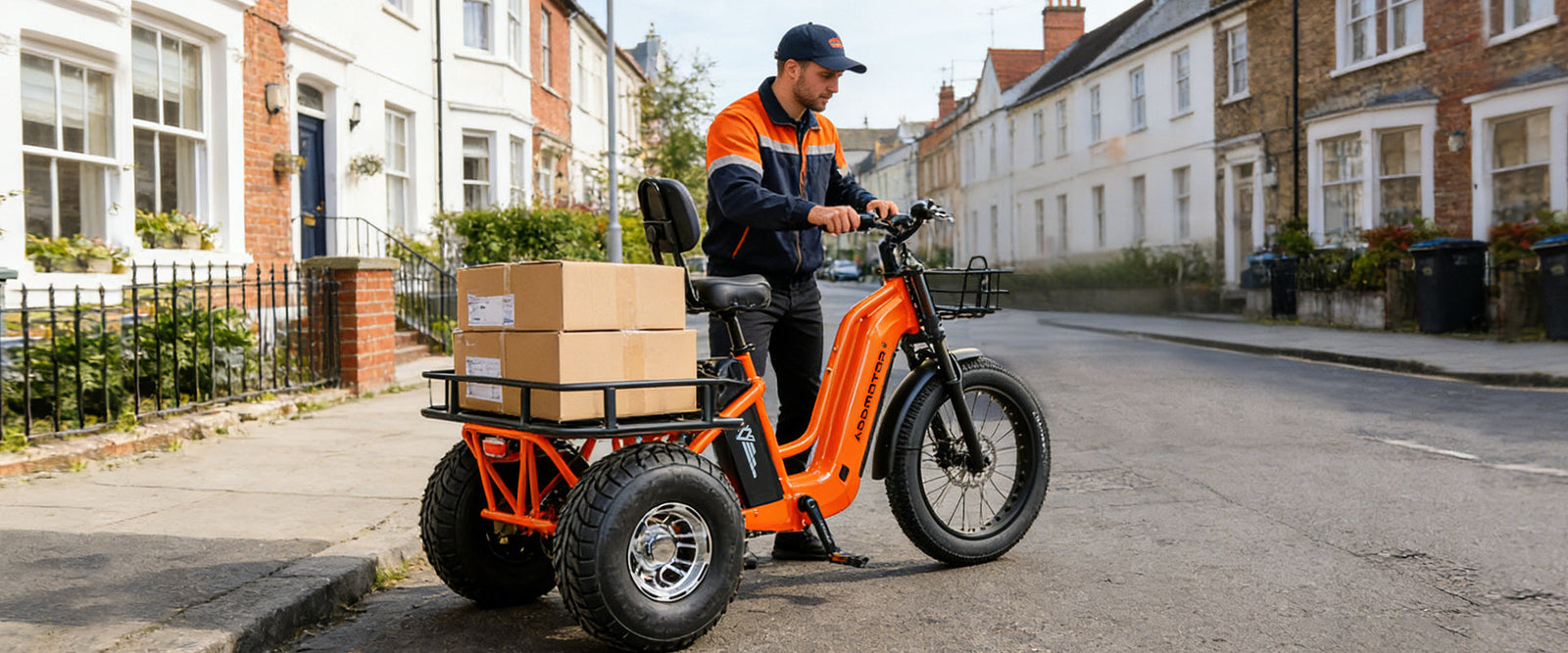 Addmotor Greattan D — Electric Cargo Trike: A Specialized Model for Family and Commercial Transport