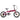 Brand-New #123821 Addmotor Demo Electric Bike Little Fox Rose Red